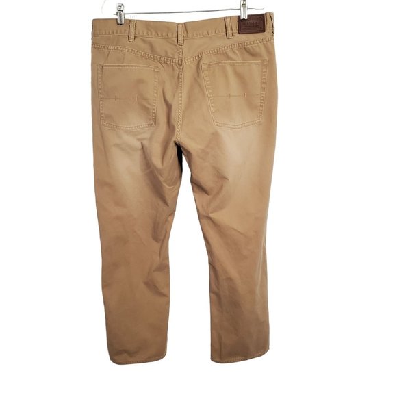 Polo Ralph Lauren Mens Size 38/30 Pants Classic Straight 650 Chino Khaki Tan - Picture 2 of 13
